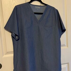 Mandala Women’s Scrub Set Size XL/P-XL Blue Color
